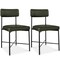 Best Choice Products Faux Leather Dining Chair Set of 2, Standard Height w/ Metal Frame